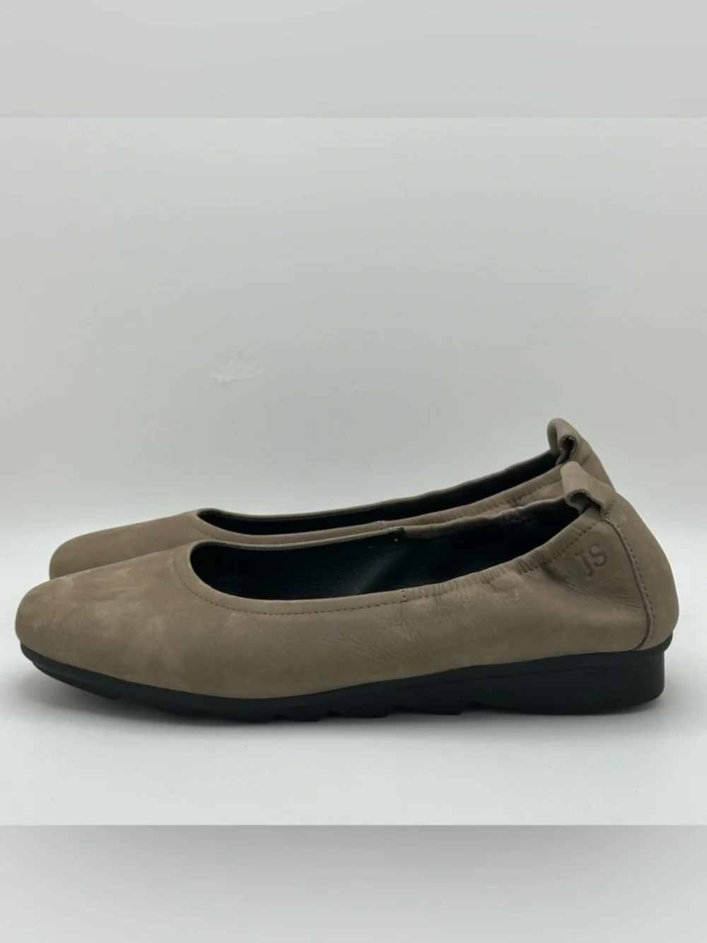 Josef Seibel Double Air Reaction Ballet Flats Tan Suede EU40/US 9 Nubuck Leather